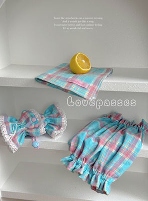 进口纯棉｜耳花耳套大耳朵狗狗美卡查理王可卡布宠物耳套吃饭防脏