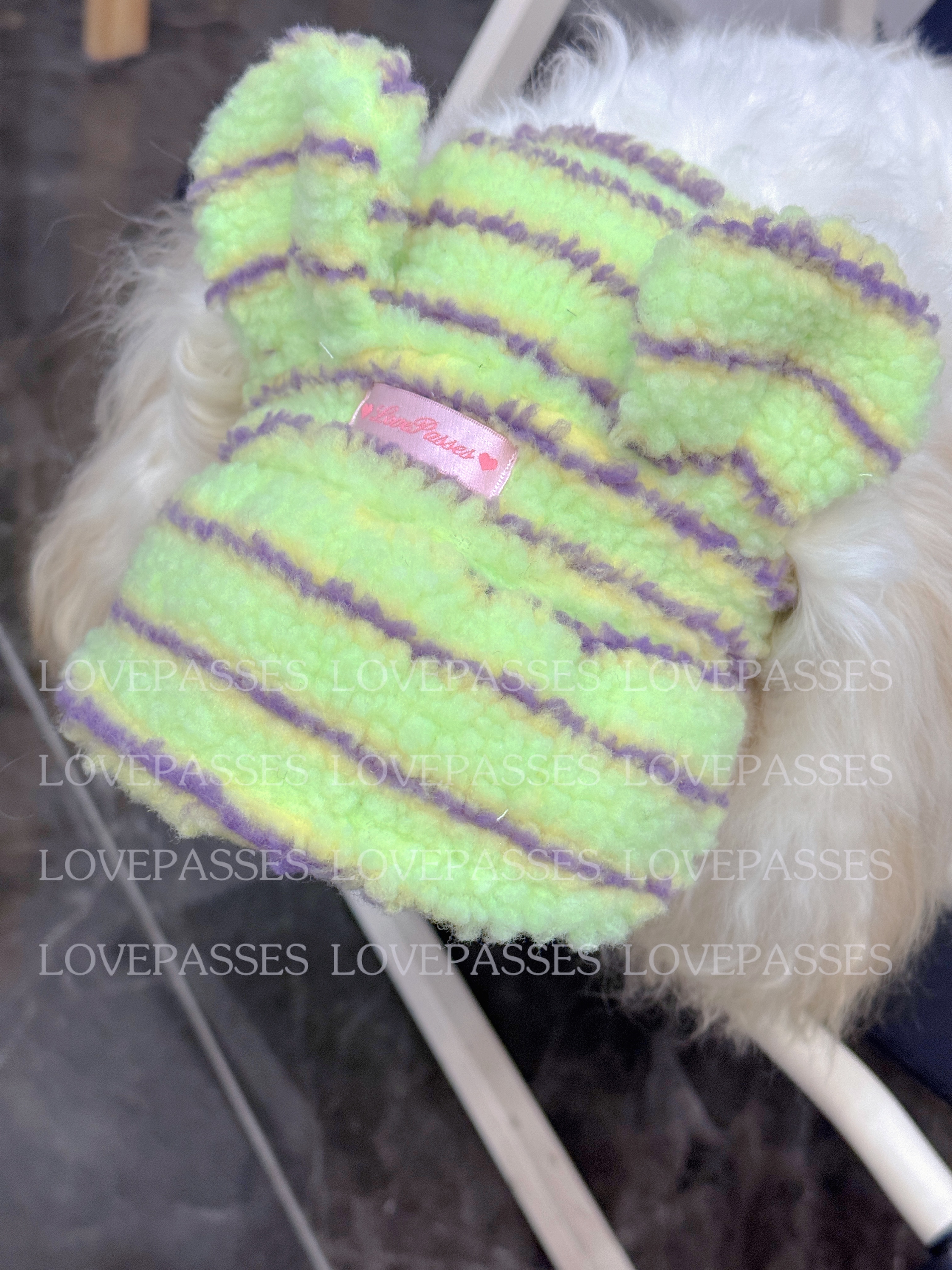 小中型犬秋冬耳朵帽｜狗狗头饰羊羔毛宠物帽子 外出拍照可爱帽子