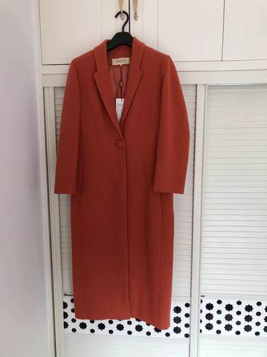 菲姿啦娜菲高端轻奢品牌专柜正品女士外套高端面料羊毛大衣