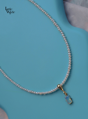 天然淡水珍珠女项链天然石吊坠