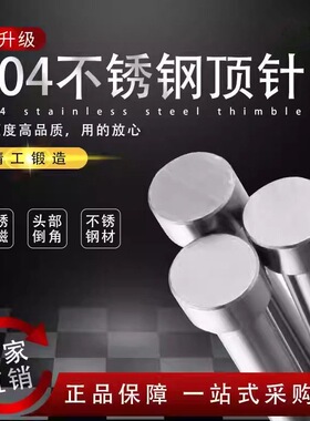 304不锈钢顶针无磁顶杆防腐蚀s136顶针有磁 现货秒发非标定做加急