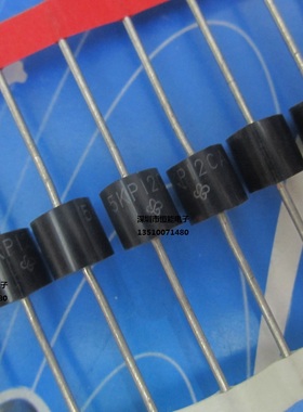 优质| 5KP12CA 直插瞬变抑制二极管 双向 12V 5KW 编带TVS管