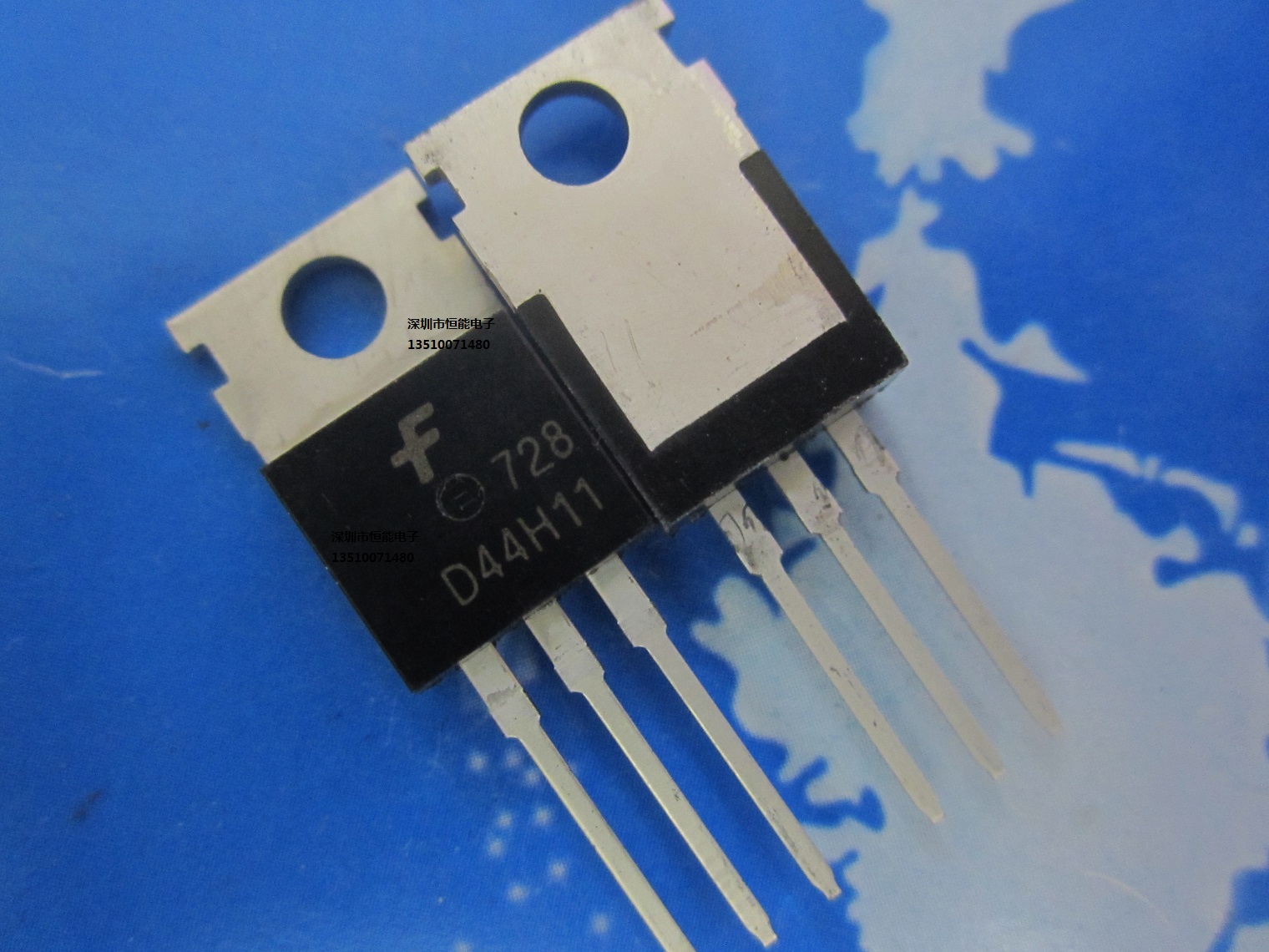 全新原装 D44H11 D44H11G TO-220 10A 80V NPN 晶体管 三极管