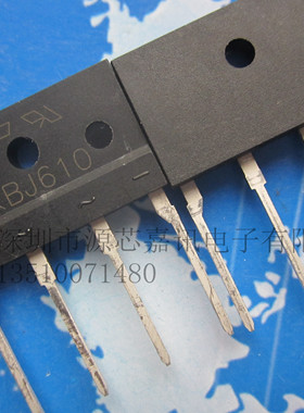 整流桥 KBJ610 6A1000V 整流桥堆  桥堆 扁桥DIP-4 KBJ406 KBJ410
