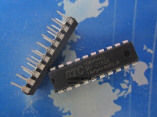 全新原装 STC15W404AS-35I-DIP20 单片机 STC15W404AS 直插20脚