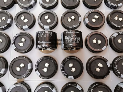 全新红宝石电解电容 450V270UF 35X25 RTP系列 85度RUBYCON 400V
