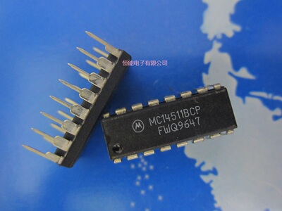 全新原装 MC14511BCP MC14511 逻辑IC DIP-16 七段锁存解码器