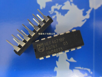 全新进口原装 HEF4071BP 四2输入端或门 DIP-14