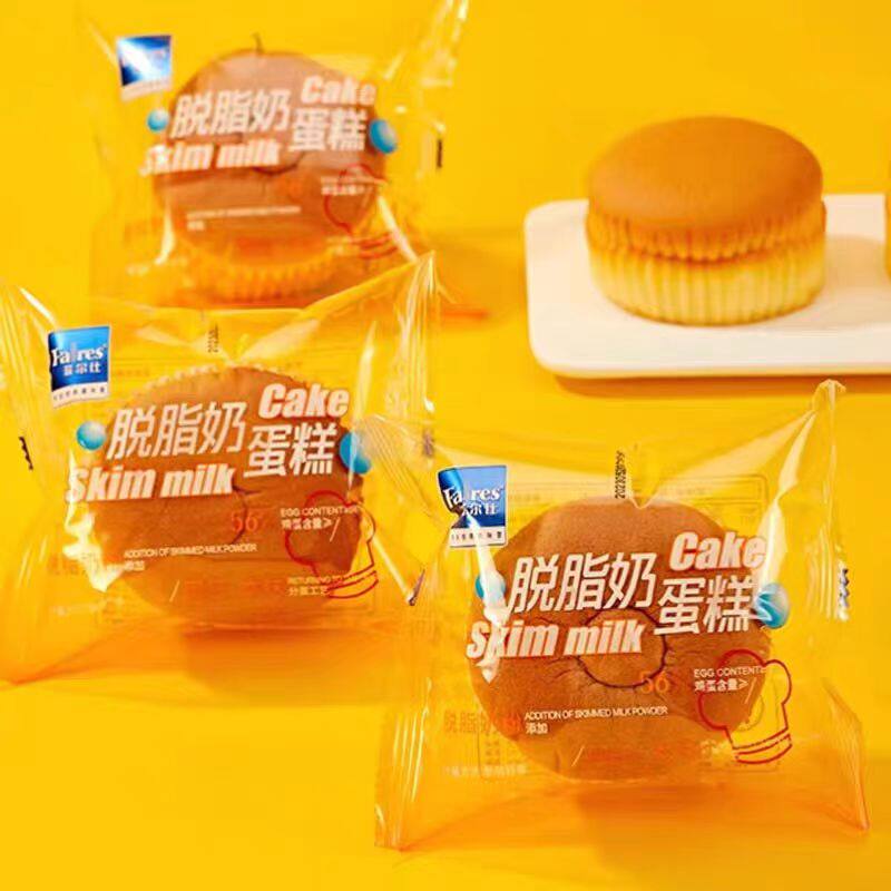 菲尔仕脱脂奶蛋糕儿童营养代餐老人小孩办公室休闲零食鸡蛋糕食品