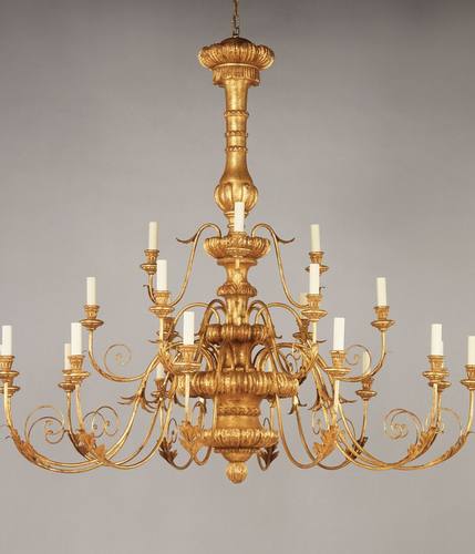 客厅法式复古枝型吊灯铁+木吊灯