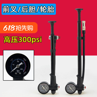 山地自行车前叉避震打气筒300psi