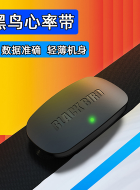 BlackBird/黑鸟 自行车骑行心率带 跑步运动  ANT+蓝牙 单车配件