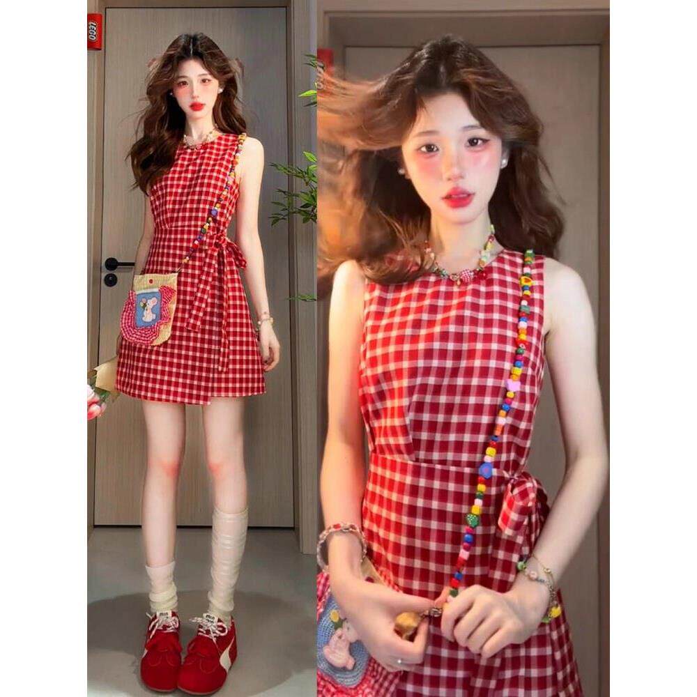 女装2026开春显瘦学生显高好看减龄少女感连衣裙短裙子夏甜美漂亮