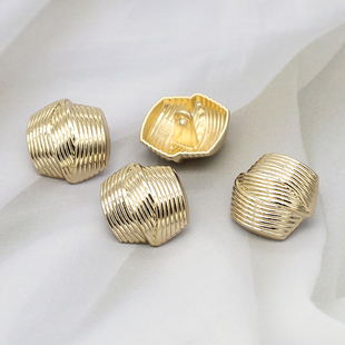 饰钮扣缝线辅料扣20mm 异形金属纽扣时尚 毛衣开衫 扣子女式 衣服装