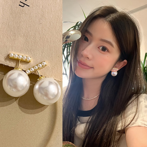 珍珠款耳环女轻奢高级