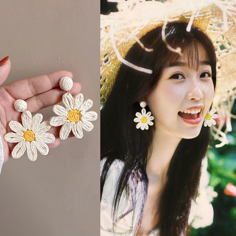 夸张花朵耳环女独特设计个性度假风耳钉时尚气质2025新款耳坠耳饰,饰品/流行首饰/时尚饰品新,耳环,淘宝优惠券,粉丝福利购,淘宝优惠卷