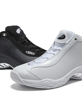 voit沃特篮球鞋全黑全白色鸳鸯运动鞋复古经典缓震耐磨水泥地战靴