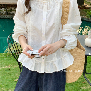 SUSAN-26年早春新款首选韩系春季减龄小衫DW6358