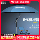 沃鼎六代钓鱼伞户外专用遮阳2025新款 拐杖雨伞防晒防雨万向大钓伞