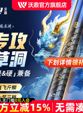 沃鼎潜龙在渊炮竿长杆传统钓打窝