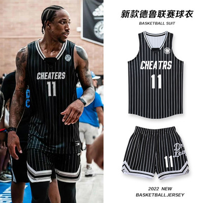 鹿仕尼篮球服套装球衣定制