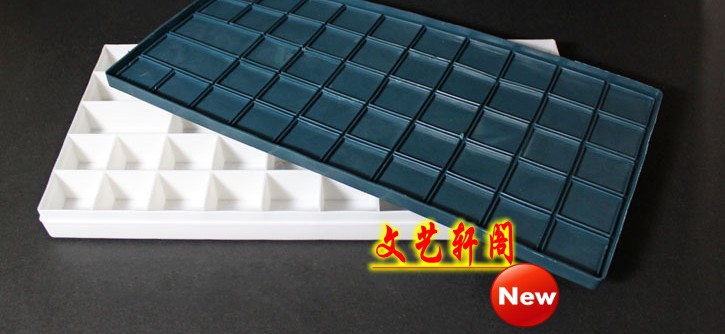 58格软盖加深防溢调色盒橡胶盖 调色盘 水粉颜料盒 绘画工具包邮