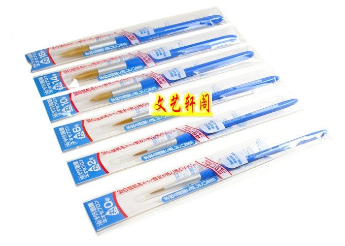 SAKURA樱花 圆头尼龙画笔单支 适合水彩 水粉 丙烯 油画笔