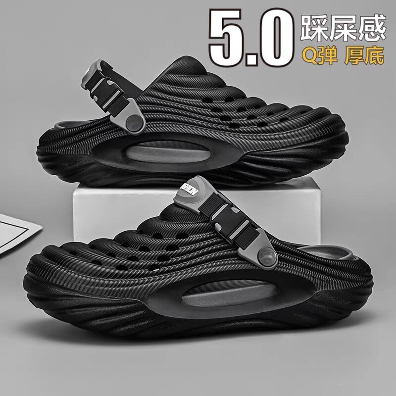 皇宝2025新款潮流洞洞鞋