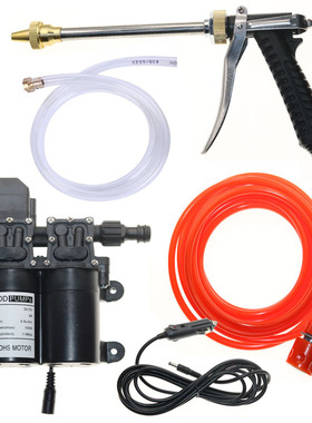 低压洗车机12V高压便携车载洗车器家用洗车水枪空调清洗机刷车泵