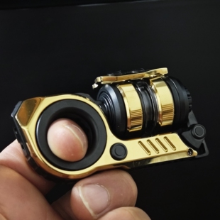 机械潮玩镀金震旦EDC解压玩具迪朗同款青春钛钢版叮叮甩蛋复合型