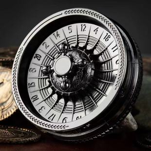 决策旋转机械陀螺推牌edc解压玩具指尖陀螺数字轮盘无聊减压神器