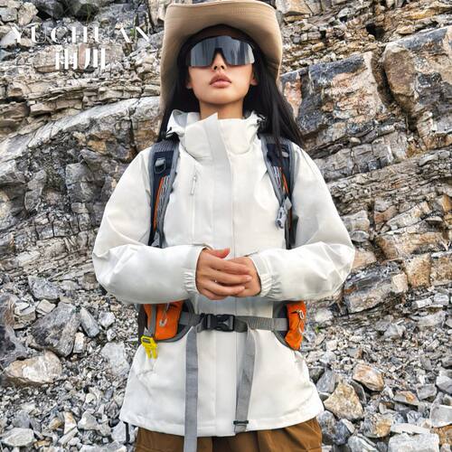 正品冲锋衣男女三合一可拆卸两件套防风防水秋冬季户外登山服外套