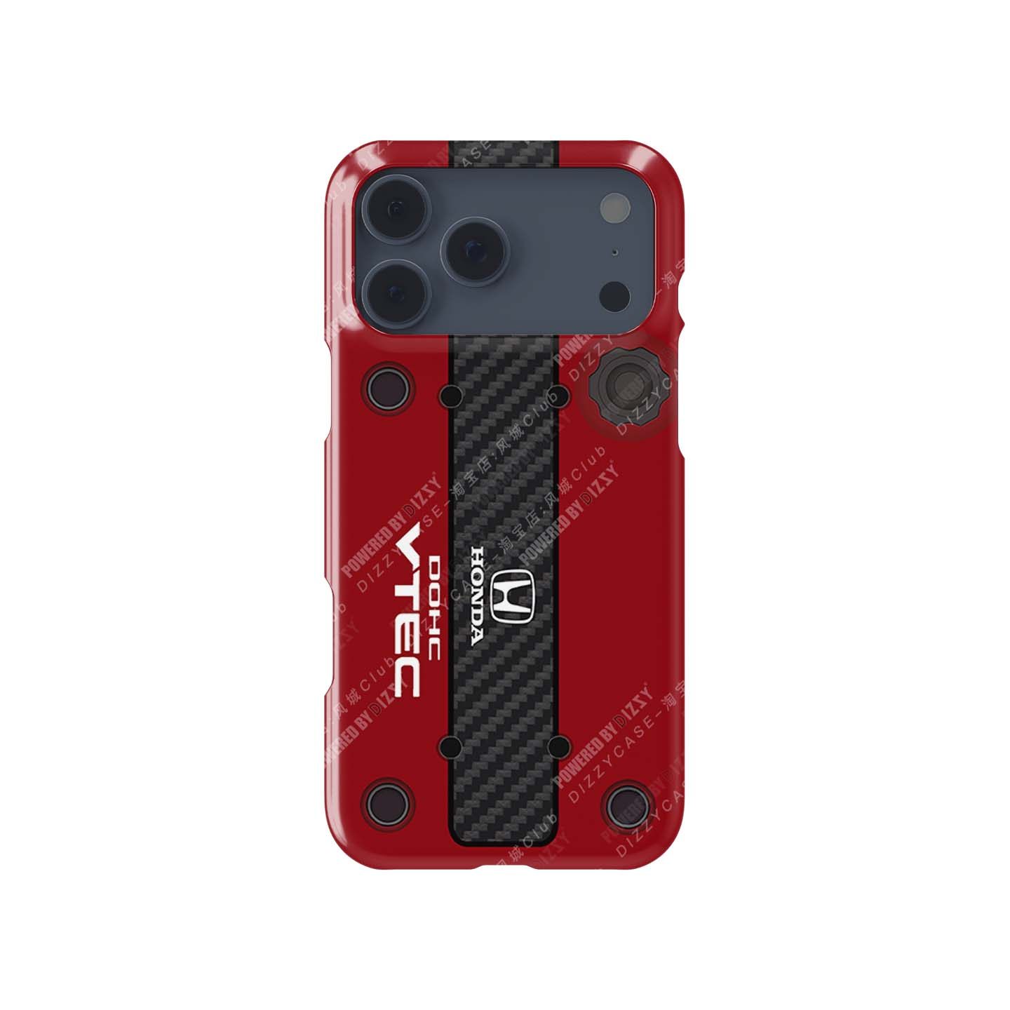 JDM汽车红头H22A发动机手机壳