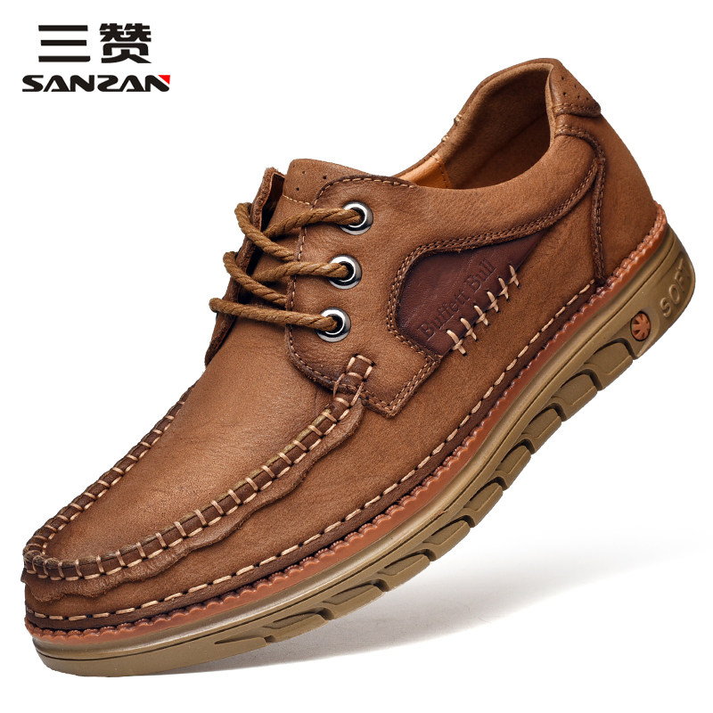 【正品保障】头层牛皮户外皮鞋