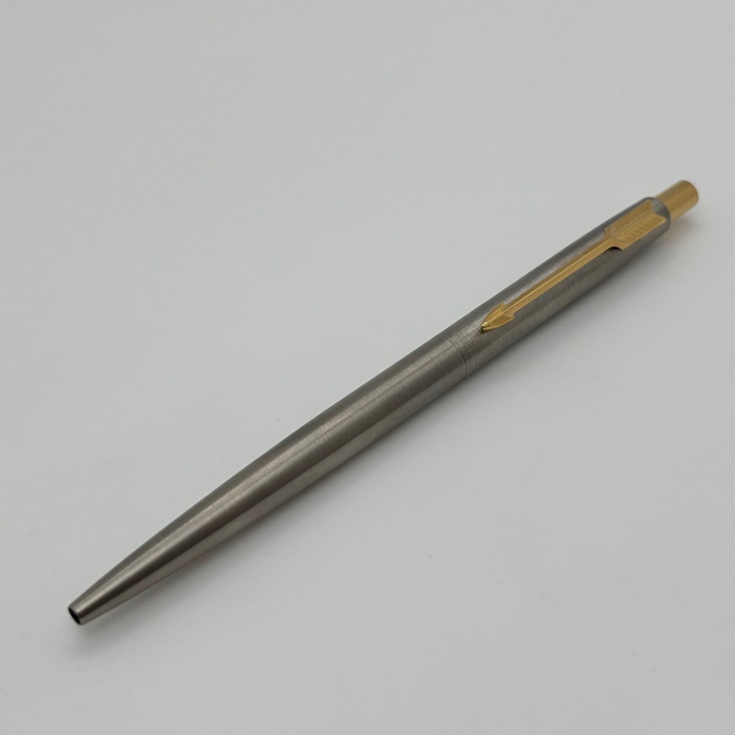 绝版老款PK美国产classic系列金属按压出芯圆珠笔G2规格可中性