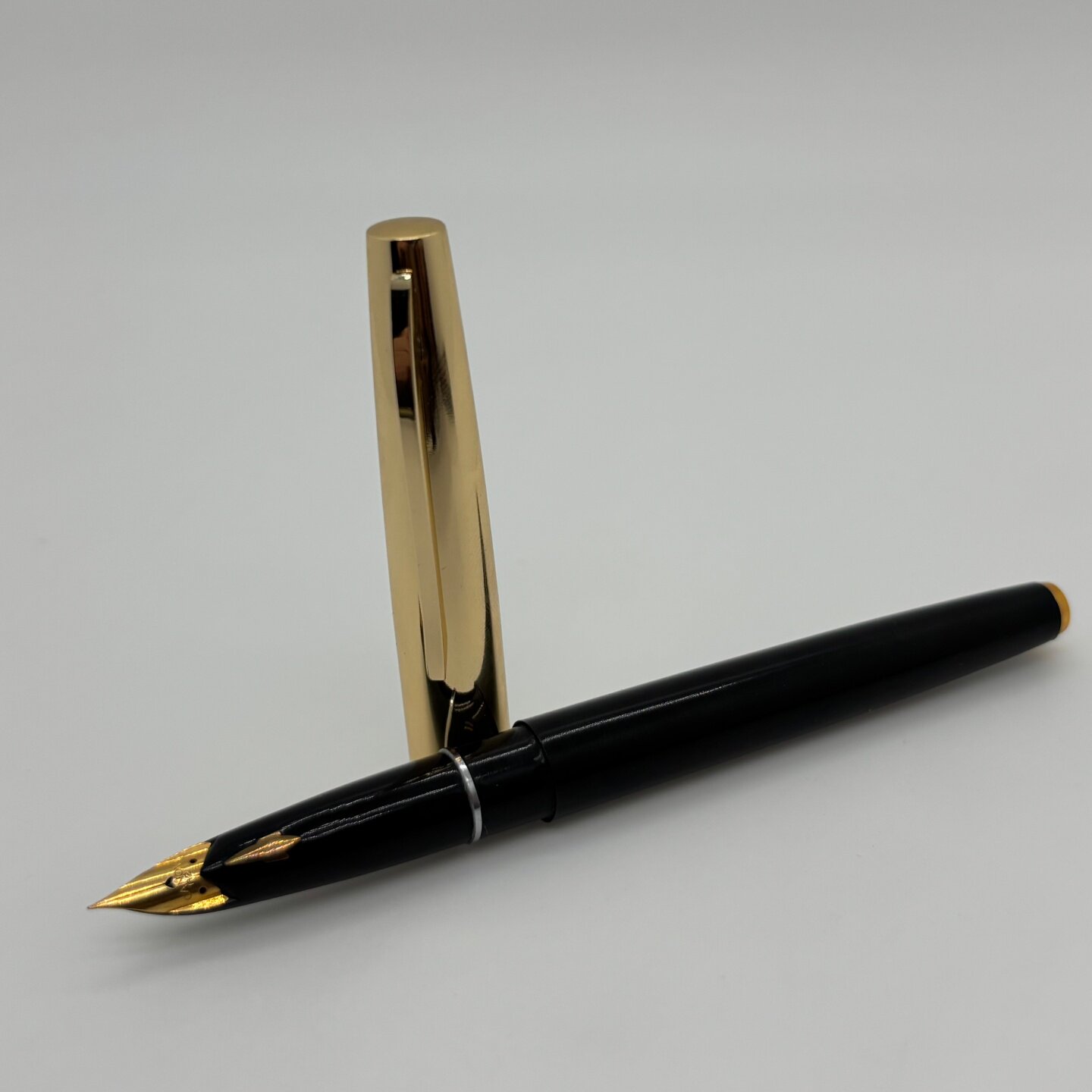 绝版库存老款1970年代日本CANON古早EF铱金尖细字钢笔
