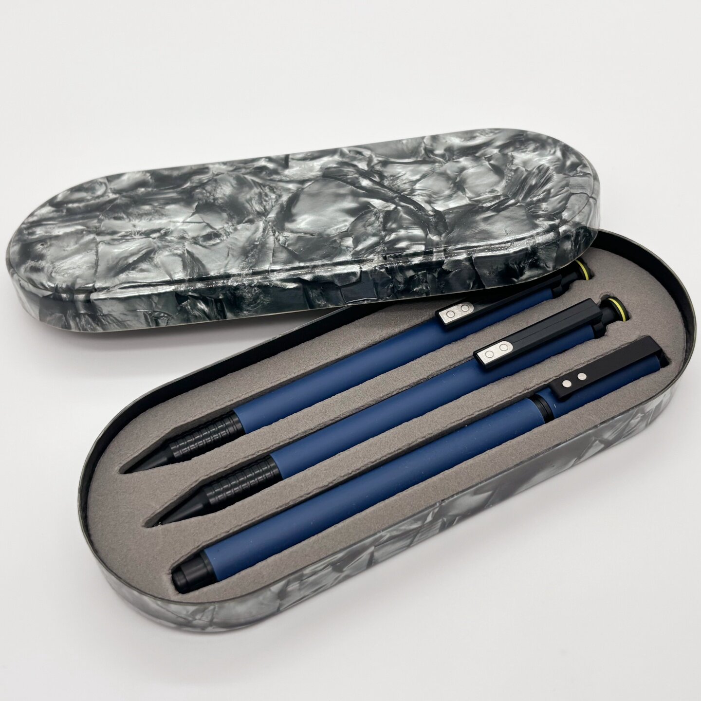 绝版老款经典PILOT百乐BIRDIE胶杆铅笔+圆珠笔+0.5mm自动铅笔套装