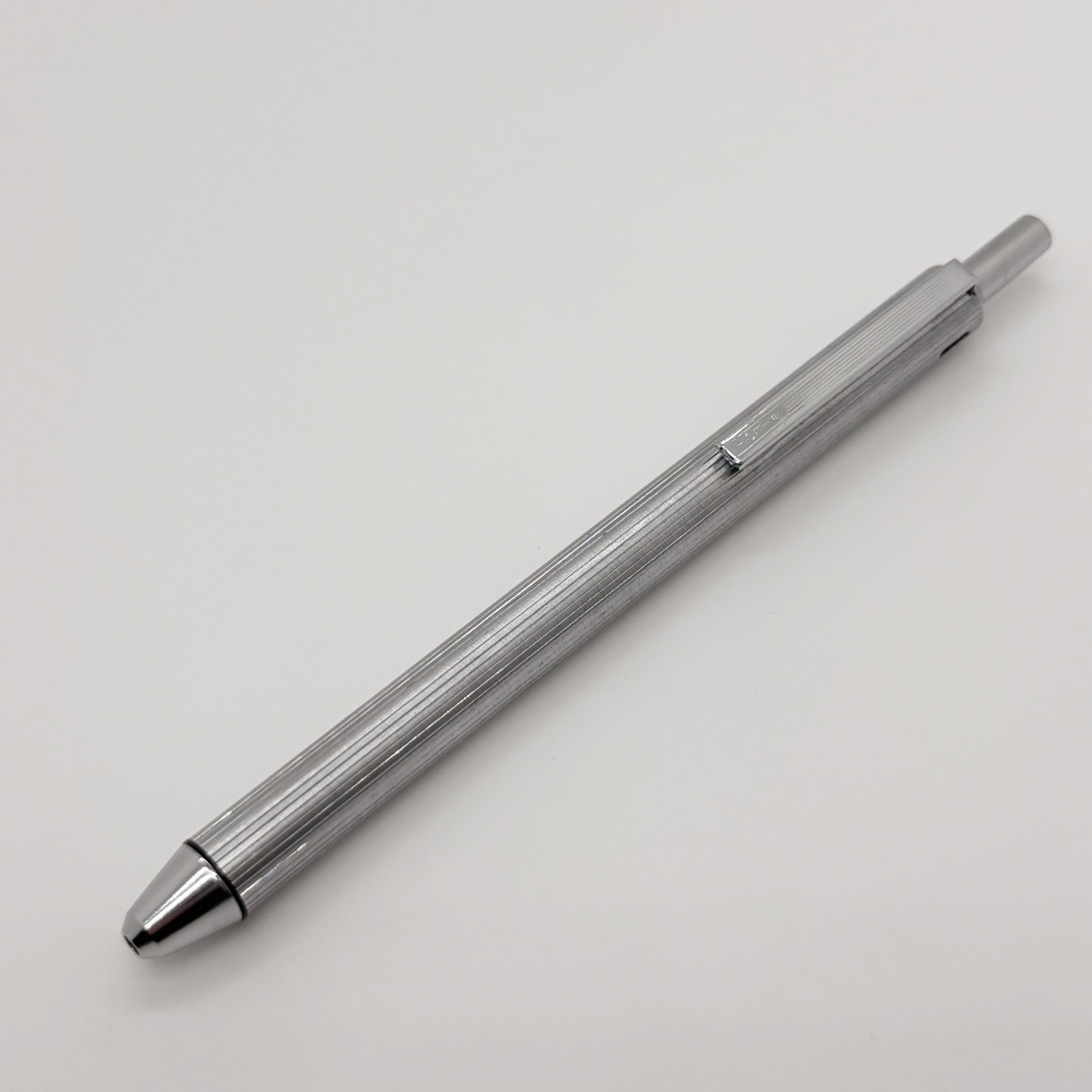 中古老款1970年代日本PILOT百乐重力选芯按压出芯双色圆珠笔