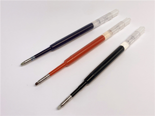 9.8cm国际标准G2旋转按压水性中性笔替芯 顺滑替芯红蓝黑三色可选