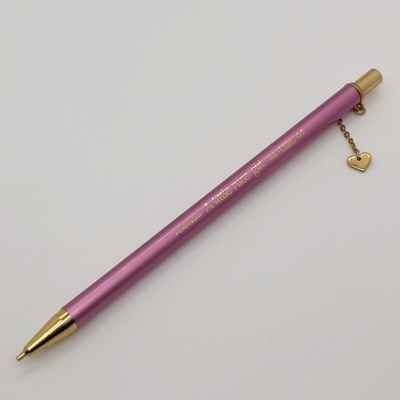 绝版老款微痕迹日本PLATINUM白金迷你无夹式按压自动铅笔0.5mm