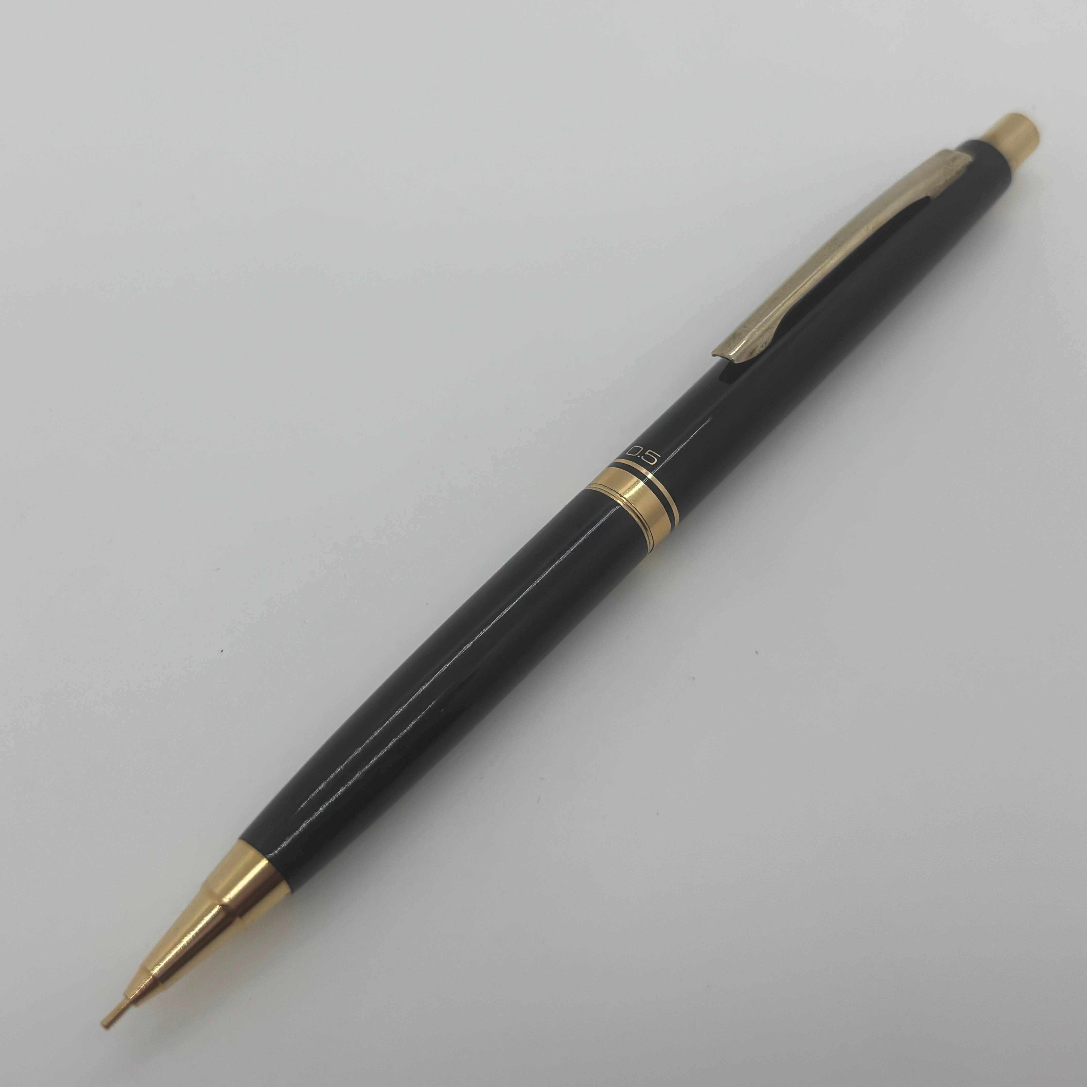 中古老款笔杆有刻字70年代日本SAILOR写乐按压出芯自动铅笔0.5mm