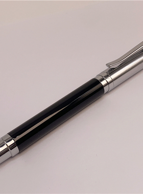 BAOER保尔商务金属钢笔M钢尖0.7mm书法练字礼品钢笔配旋转吸墨器