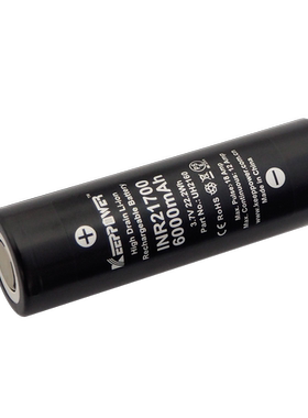 Keeppower IMR21700 6000mAh 10A放电动力电池 UH2160 大容量电池