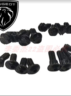 标致摩托 水冷风冷姜戈 SF4 SF3 T25内六芯螺丝 台阶螺栓 螺钉