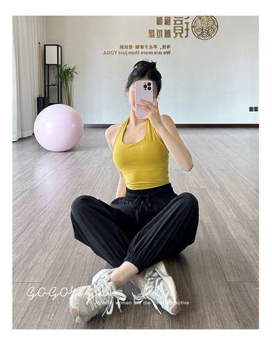背心式紧身瑜伽服文胸上衣