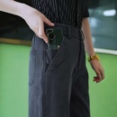 男士休闲裤商务抗皱2025新款秋冬高档阔腿宽松直筒春秋款长裤潮流