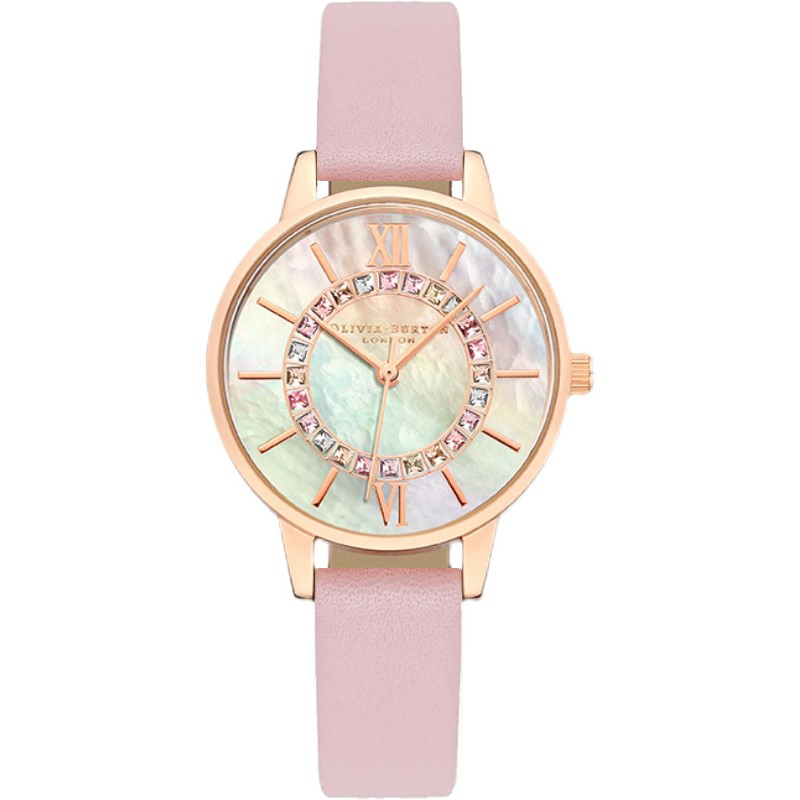 官方正品英国OB母贝壳女手表