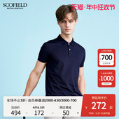 Polo衫 SCOFIELD 商务都市半袖 T恤衫 翻领短袖 T恤男夏商场同修身