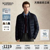 鹅绒 式 SCOFIELD男装 休闲年轻翻领衬衫 羽绒服男 25年秋冬新品