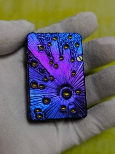 虎鲨钛合金煤油打火机砂轮式一体机CNC掏空盔甲手雕定制版收藏